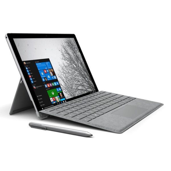 Microsoft Surface pro 4 mit Surface Pen und Type Cover Tastatur