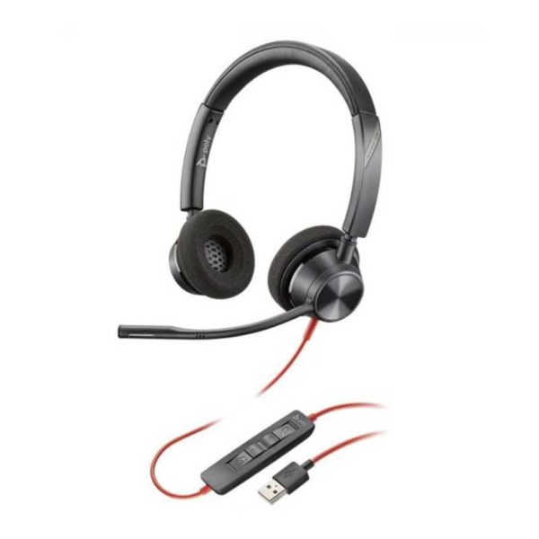 Plantronics Headset Blackwire C3320 binaural USB-A mieten