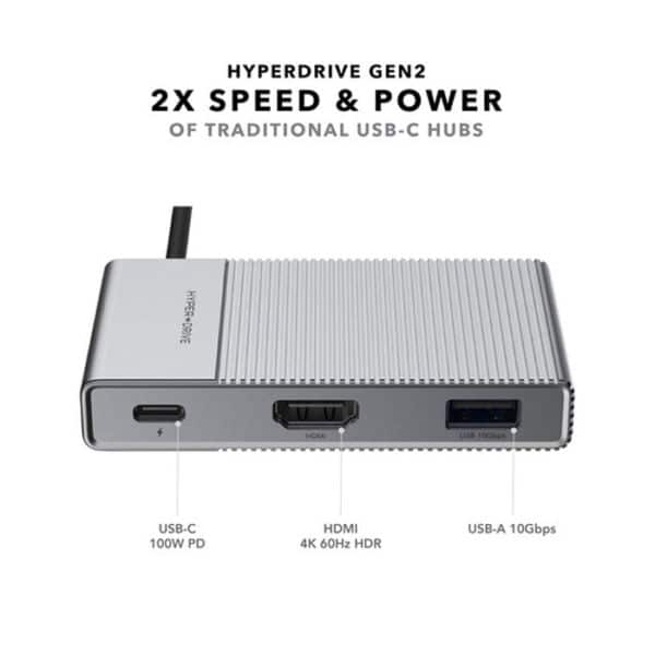 HyperDrive Gen2 USB-C Hub 6-in-1 mieten
