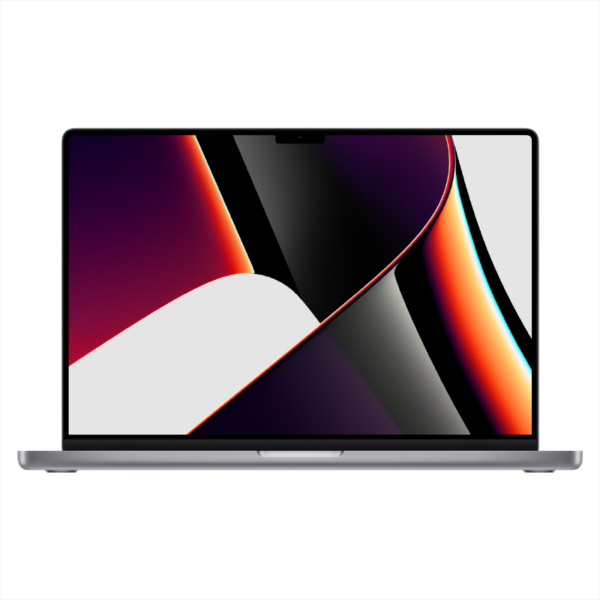Apple MacBook Pro 16.2 Vorderseite Offen Space Grau
