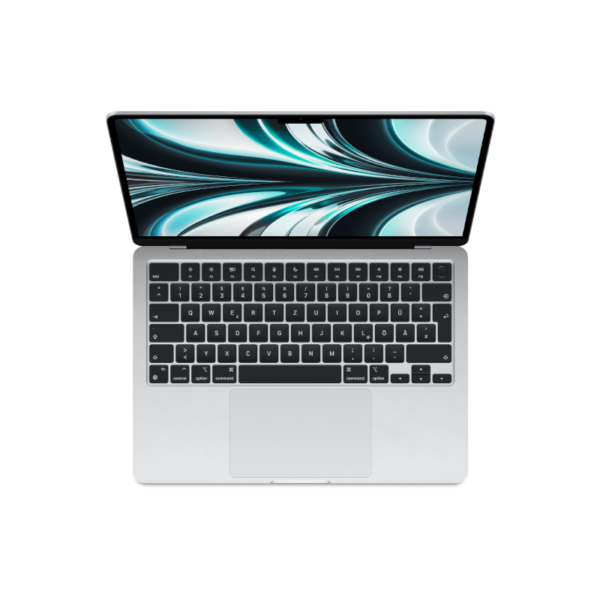 Apple MacBook Air 13.6 Zoll Apple M2 8C CPU 8C GPU 16C N.E. 256GB SSD DE silber