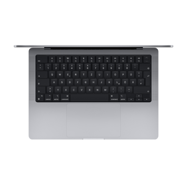 Apple MacBook Pro 14.2 Oberseite Offen Grau