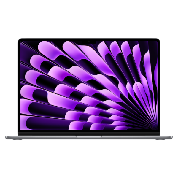 Apple MacBook Air 15.3" Vorderseite Offen Grau