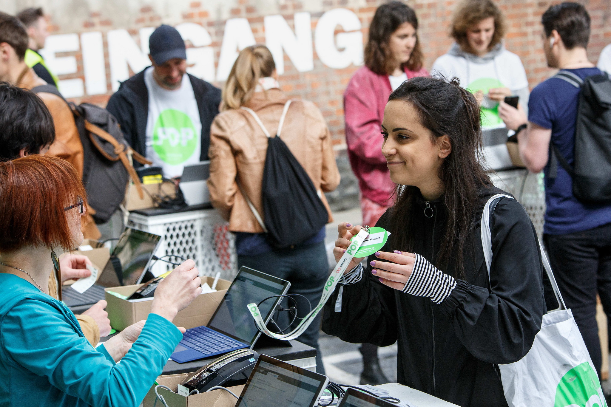 Microsoft Surface Pro zum Ticketscanning auf re:publica18