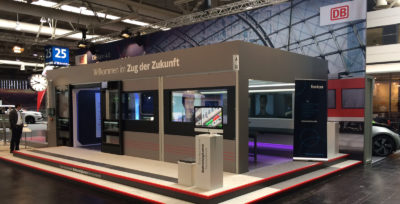 DB Ideenzug auf der CEBIT 2018 mit Hardware vom Partner fonlos