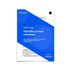 Checkliste Hybrides Lernen - Whitepaper & E-Books