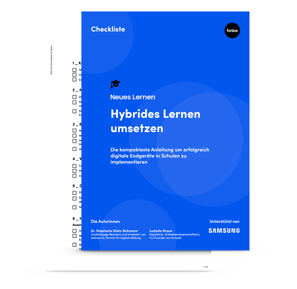 Checkliste Hybrides Lernen