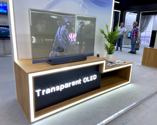 Transparenter OLED